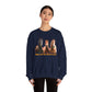 Horse Trio Crewneck Sweatshirt – Three Horses Graphic Pullover