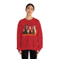 Horse Trio Crewneck Sweatshirt – Three Horses Graphic Pullover