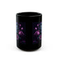 Lion with Purple Roses Mug — Gothic Floral Coffee Cup (11oz/15oz)