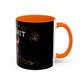 Bull Shit Coffee Mug - Colorful Bull Illustration Accent Mug (11/15oz)