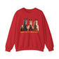 Horse Trio Crewneck Sweatshirt – Three Horses Graphic Pullover