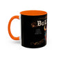 Bull Shit Coffee Mug - Colorful Bull Illustration Accent Mug (11/15oz)