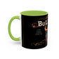 Bull Shit Coffee Mug - Colorful Bull Illustration Accent Mug (11/15oz)