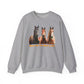 Horse Trio Crewneck Sweatshirt – Three Horses Graphic Pullover